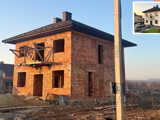 Будинок 187 м² з повноцінним 2-м поверхом на 9 сотках — під завершення Великий Кучурів