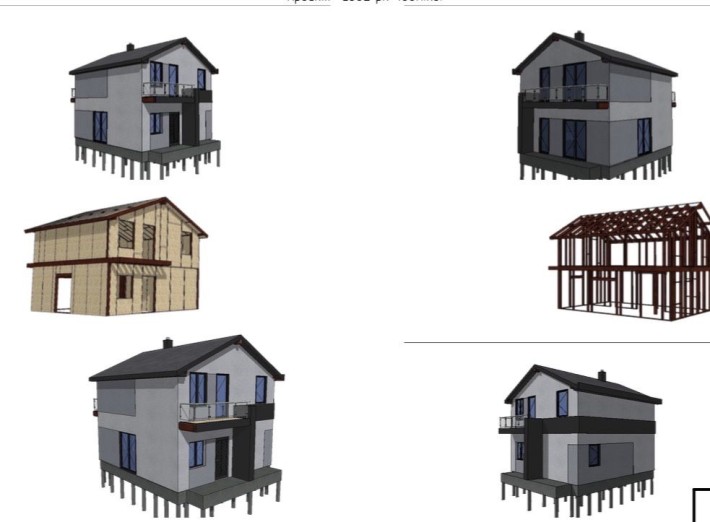 Продам будинок з сіп панелей в розібраному вигляді з проектом і дахом - фото 1