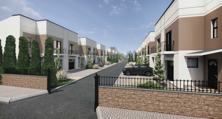 Сучасний танхаус з гаражем. Можна робити ремонт - фото 1