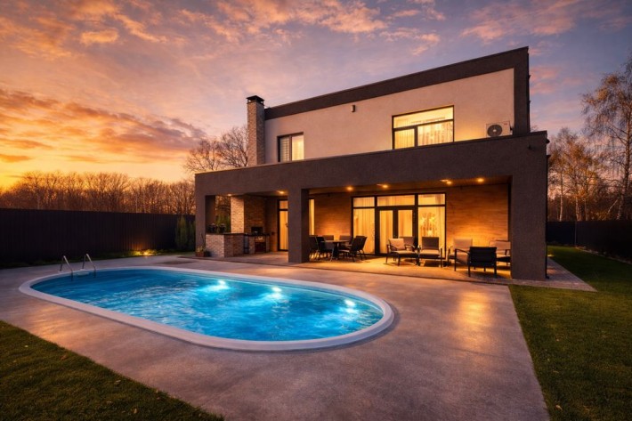 Будинок 290 м² з басейном і сонячною станцією Ірпінь - фото 1