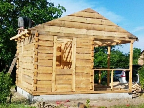 Будинок дачий з брусів .зруб сруб дача.баня Луцк