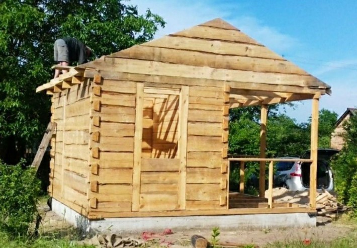 Будинок дачий з брусів .зруб сруб дача.баня - фото 1