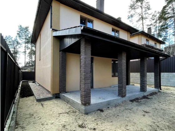 Двоповерховий будинок 100 м² в Ірпені, ГАЗ, чистове оздоблення, ліс Ирпень