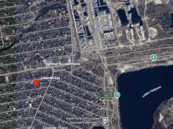 Земля Осокорки дачний будинок біля озера метро 1 км Киев