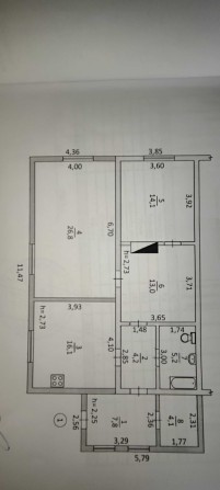 Частина будинку земельною ділянкою.Всі зручності.2 роздільні кімнати - фото 1