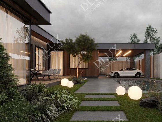 Новый современый одноэтажный дом на Фонтане. Одесса Одесса