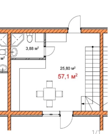 Продаж зблокованих будинків, 64 кв.м - фото 1