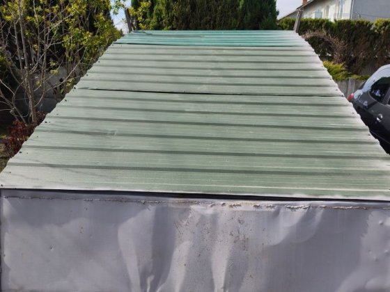 Гараж черепашка,