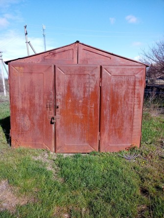 Гараж  металевий ,секційний   розбірний - фото 1
