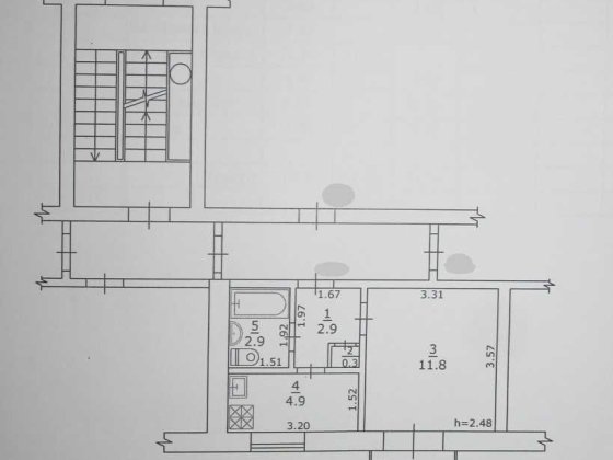 Продам 1 кімнатну квартиру по вул. Грушевського (р-н Дитячої лікарні) Александрия