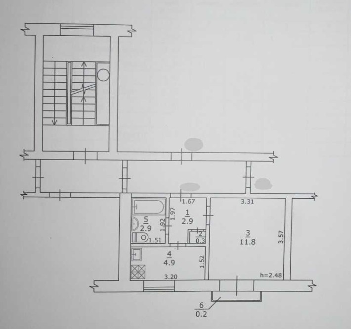 Продам 1 кімнатну квартиру по вул. Грушевського (р-н Дитячої лікарні) - фото 1
