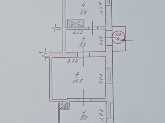 Продам 2 кімнатну квартиру Александрия
