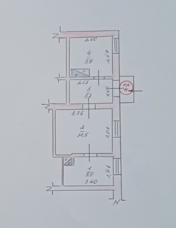 Продам 2 кімнатну квартиру - фото 1