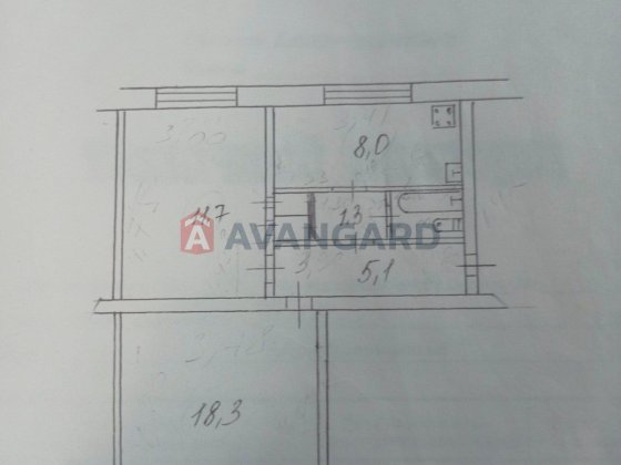 Двокімнатна під ремонт. Соцмісто. Кам'янське