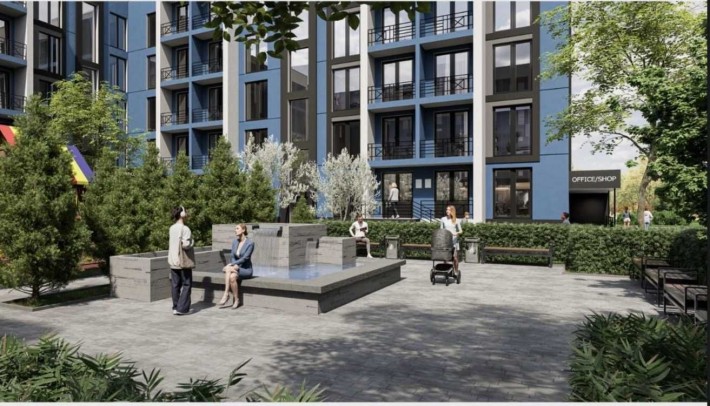 1-кімнатна квартира 33 м² з окремою спальнею, ЖК Brickwood 2 - фото 1