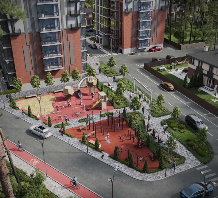 1К квартира в Новобудові Гостомеля в оточенні СОСЕН! ПЕРШИЙ ВНЕСОК 10 %! - фото 1