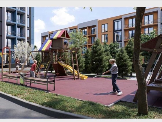 1-кімнатна 36,09 м² з лоджією, ЖК Brickwood 2 , IV черга