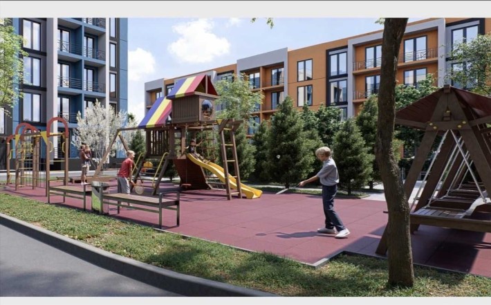 1-кімнатна 36,09 м² з лоджією, ЖК Brickwood 2 , IV черга - фото 1