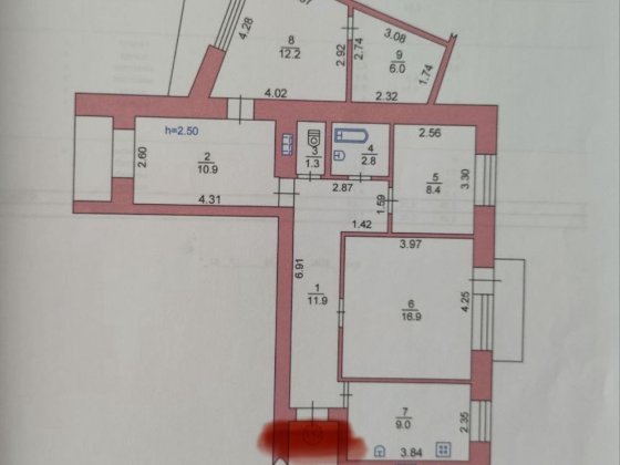 3к.кв., большая площадь! Чорноморськ