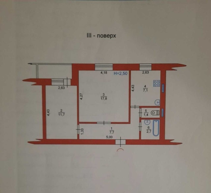 Двокімнатна квартира у моря в самому серці Чорноморську - фото 1