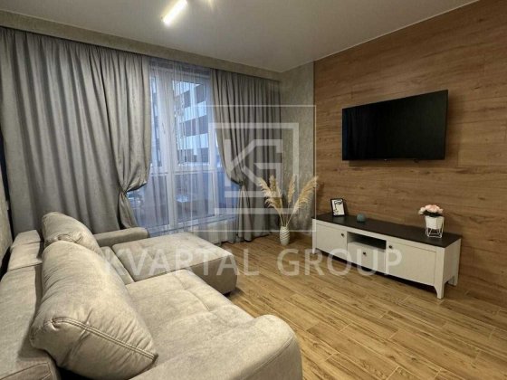 1к квартира 42 м² біля Центрального парку | Ремонт | Меблі та техніка