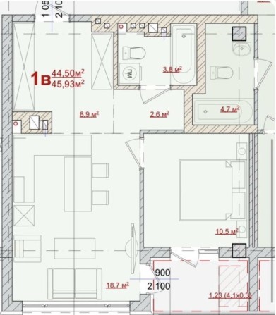 1-кімнатна квартира в елітному будинку — серце Коломиї - фото 1