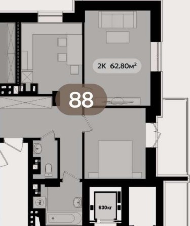 Продам шикарну 2к квартиру в Центрі міста, можна Єоселя, Євідновлення - фото 1