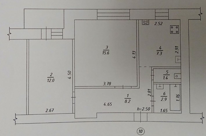 Продам 2 двокімнатну квартиру  в м. Конотоп  3/5 можлива Є Підтримка - фото 1