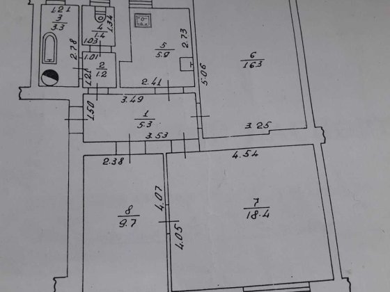 Продам 3х кімнатну кв. Лубни