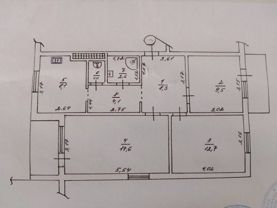 Продаж 3 кімнатної квартири  р- н  4 школи Лубни