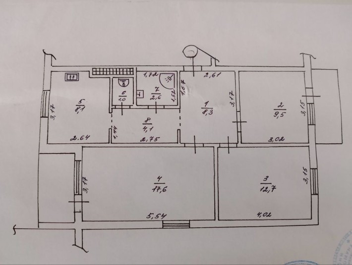 Продаж 3 кімнатної квартири  р- н  4 школи - фото 1