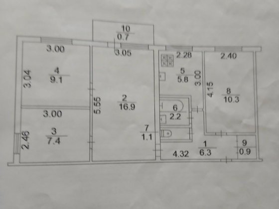Срочная продажа 4-х комнатной квартиры Павлоград