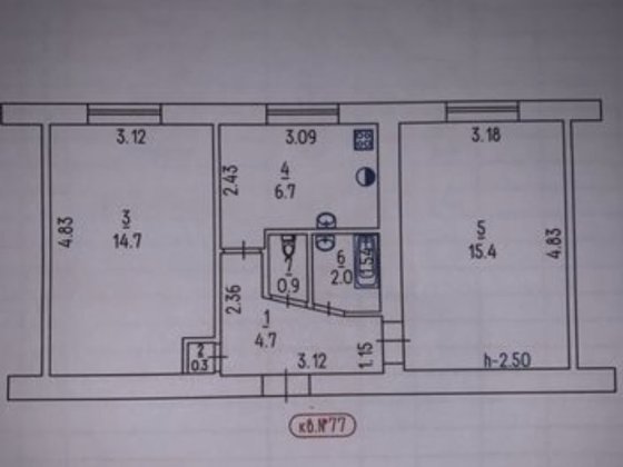 Продажа квартиры р-н Машмет , цена 5300$ торг присудствует Слов'янськ