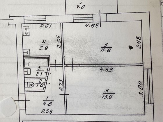Продаж 2кім квартири на 2 поверсі Шептицкий