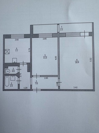Продам 2-х кімнатну квартиру вул. Шевченка 5 - фото 1