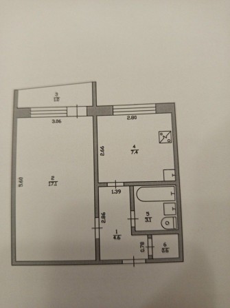 Продам квартиру 1 кімнатну! - фото 1