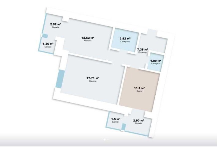 Продам 2к квартиру, скоро здача будинку! Дубово. VRV ID: 35716 - фото 1