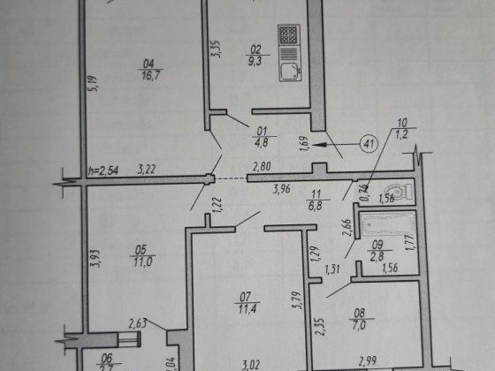 Продам 4-х комнатную квартиру. Апостолове