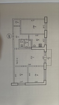 Квартира 44.2 кв.м - фото 1