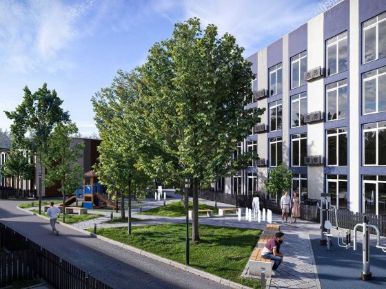 1-кімнатна квартира 21,45 м² від забудовника. 20 хв до метро. Без % Білогородка