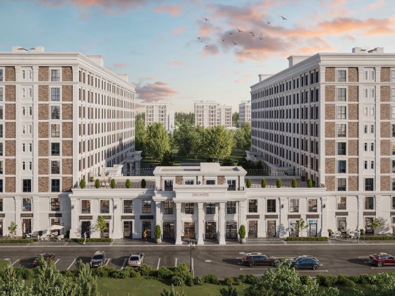 Без%, ЖК Oxford, Чайки, двухкомнатная 67м2, Оксфорд Чайки