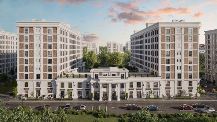 Без%, ЖК Oxford, Чайки, двухкомнатная 67м2, Оксфорд - фото 1