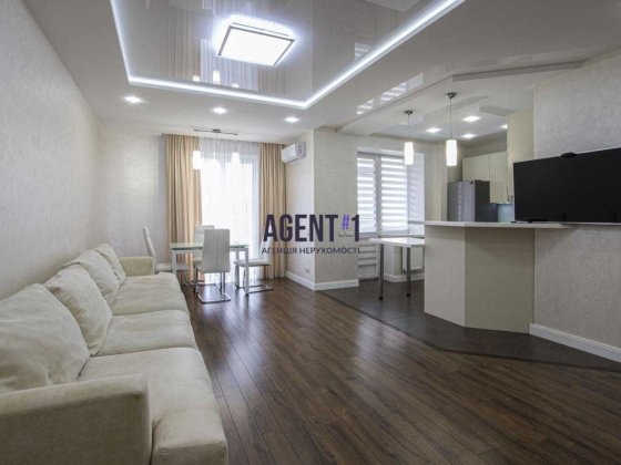 Без комісії! 3-к квартира з ремонтом меблями технікою, 86 кв.м. ЖК Чайка Чайки