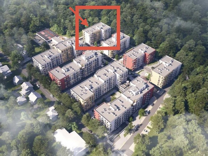 Продаж 2-кім квартири в ЖК Грінвуд 3 з видом на ліс, Брюховичі - фото 1