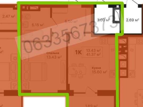 1 кім. квартира ЖК Auroom Forest (переуступка) Винники