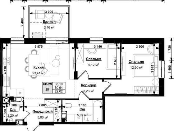 Продаж 2 кімнатної квартири в сучасному ЖК без комісії Сокільники