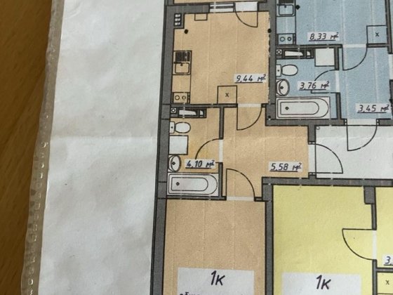 Продам однокімнатну квартиру з великою кухнею 7 небо Авангард