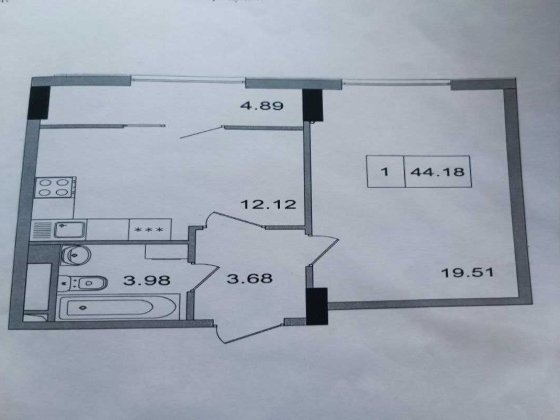 Продам 1-комнатную квартиру в ЖК Артвиль Авангард