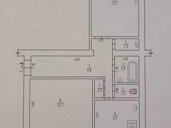 Продам 2-х кімнатну квартиру в місті Гадяч Гадяч