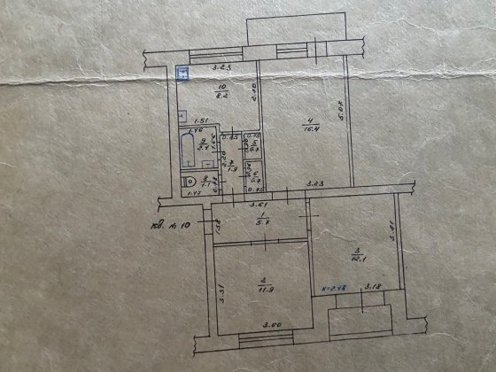 Продам 3 кімнатну квартиру Карлівка